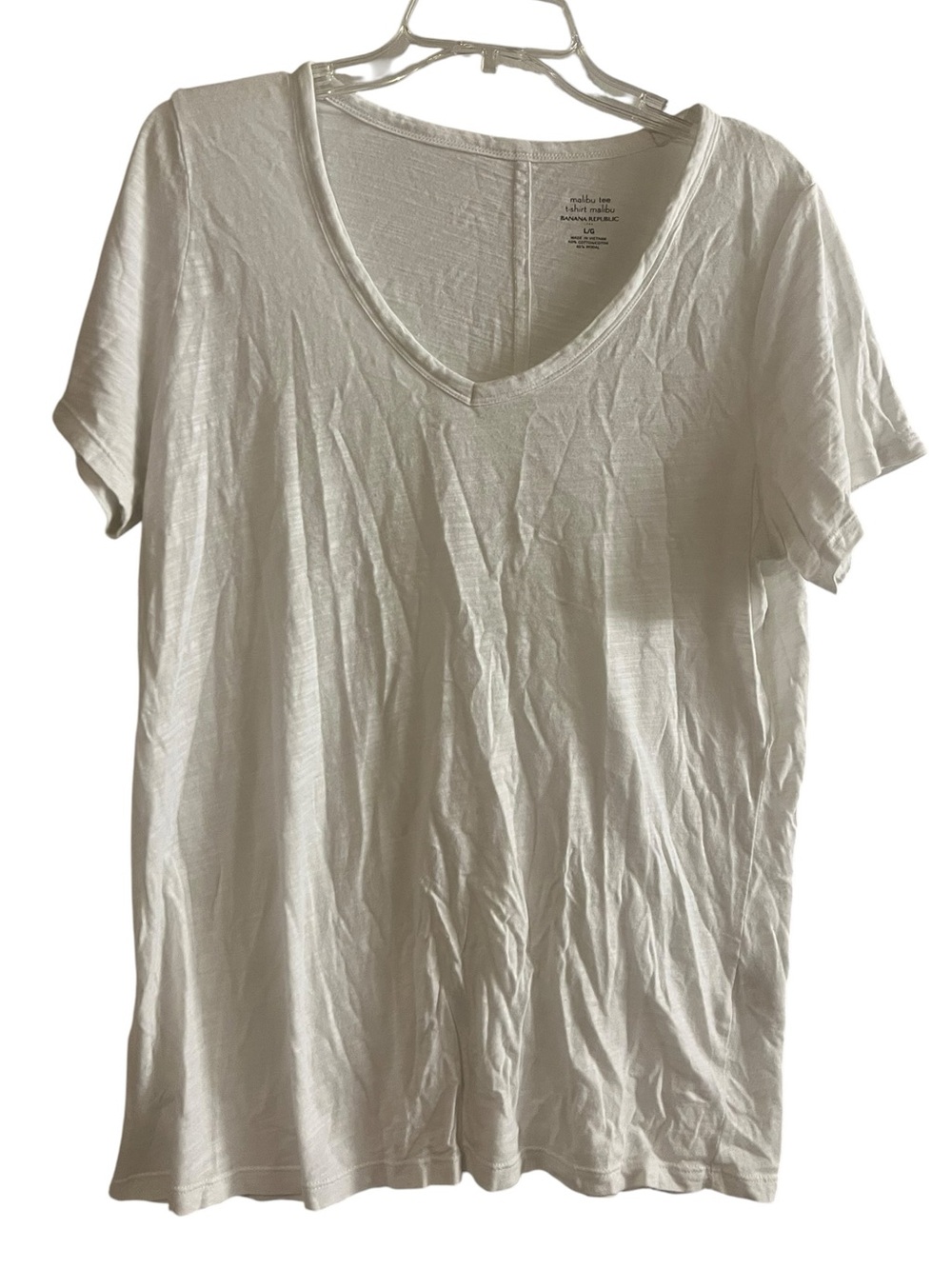 Banana Republic Malibu Tee White Large